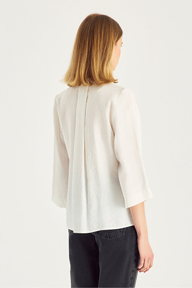 Bluză - Alb - 8