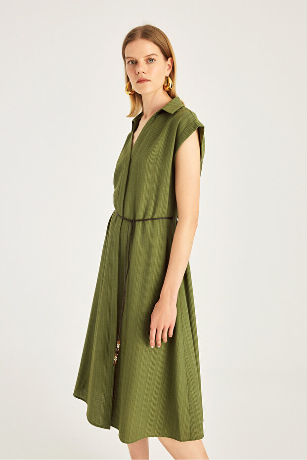 1707 ELBİSE YEŞİL - 7