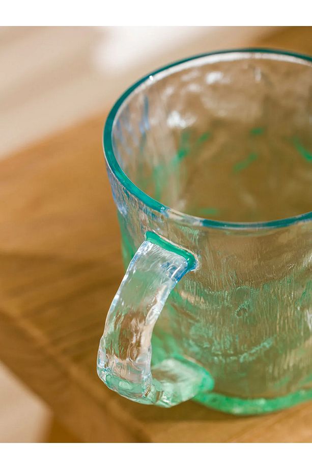 LCW HOME Mavi Desenli Cam Kupa Seti 2'li 300 Ml - 3