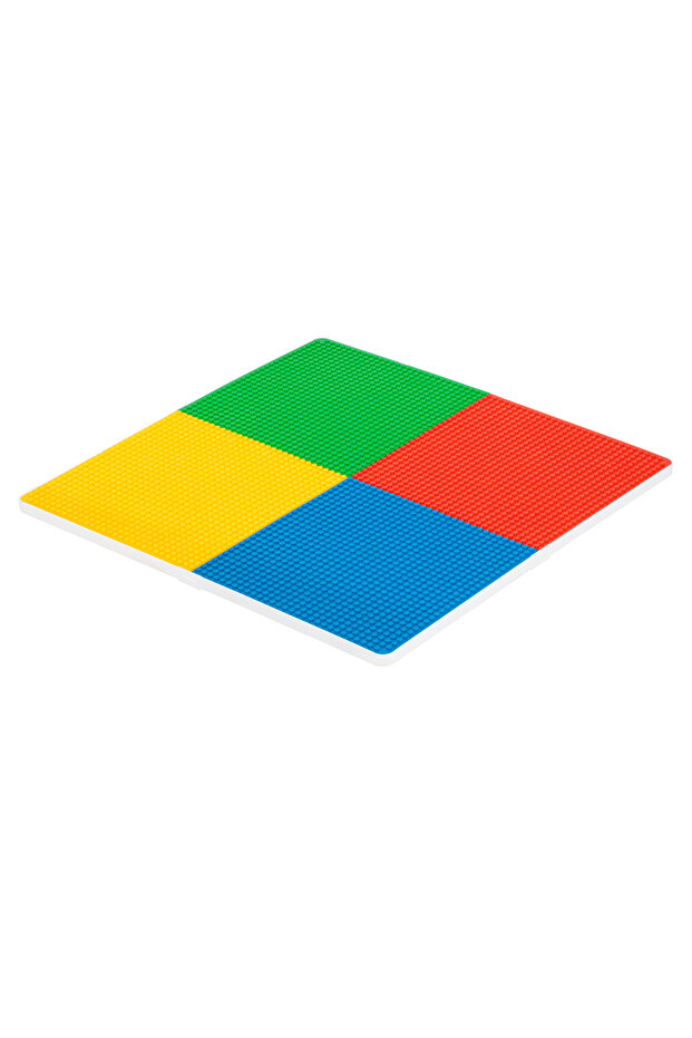 بلاط بناء للأرضيات مقاس كبير مع طاولة، متوافق مع LE.GO كلاسيك، 51x51 سم