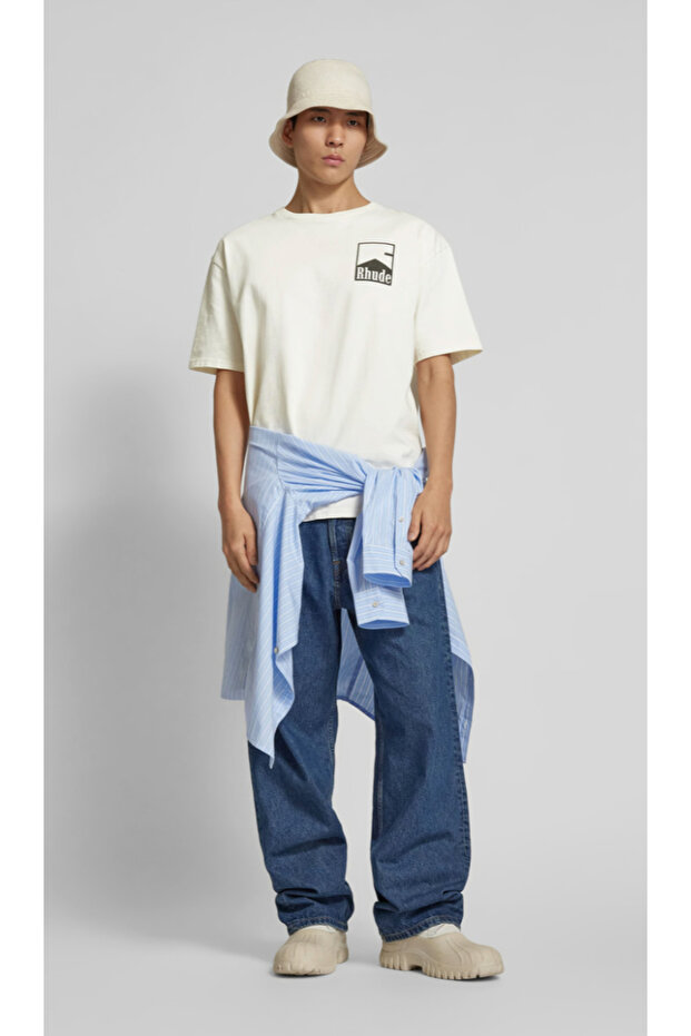 تيشيرت شيفرون كبير الحجم - 2