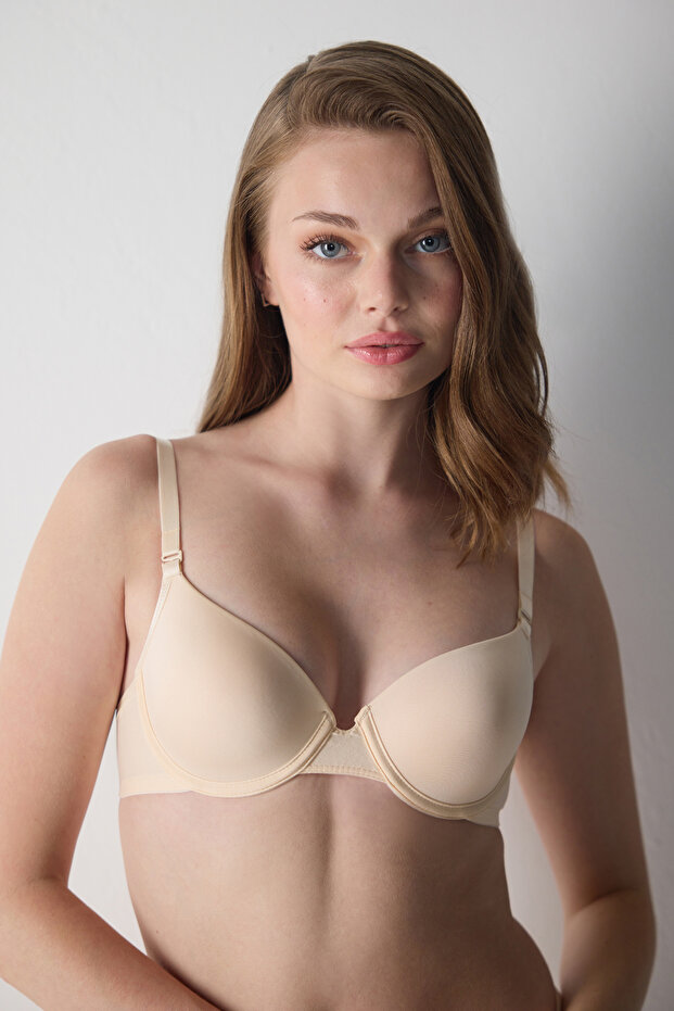 Basic Düz Askılı Yarım Destekli Sütyen - 2