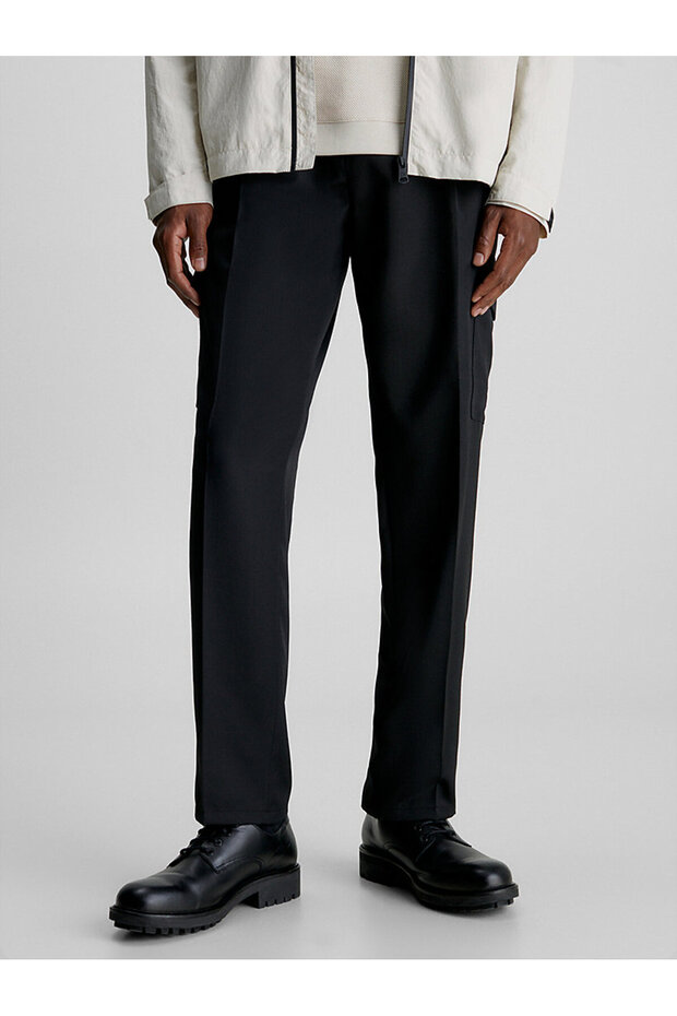 RICH TRAVEL WOOL CARGO PANTS - 1