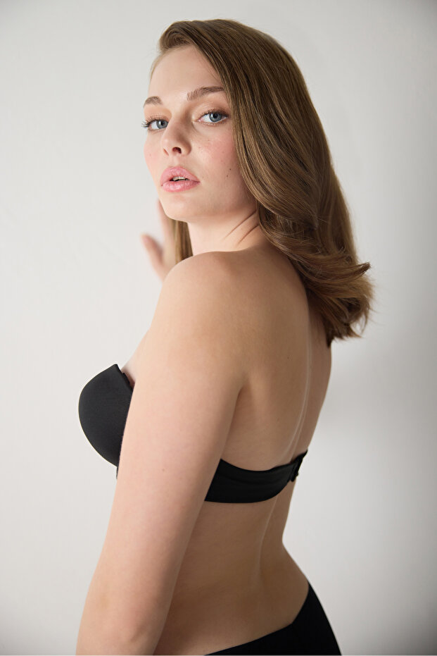 2687 - حمالة صدر مبطنة من القماش العادي - 4