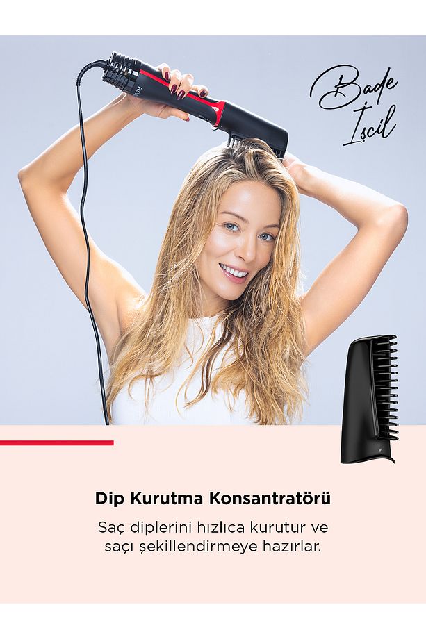 One Step Blow Dry Multi Air Styler 5'i 1 Arada Saç Kurutma Makinesi Ve Şekillendirici RVDR5371E - 5