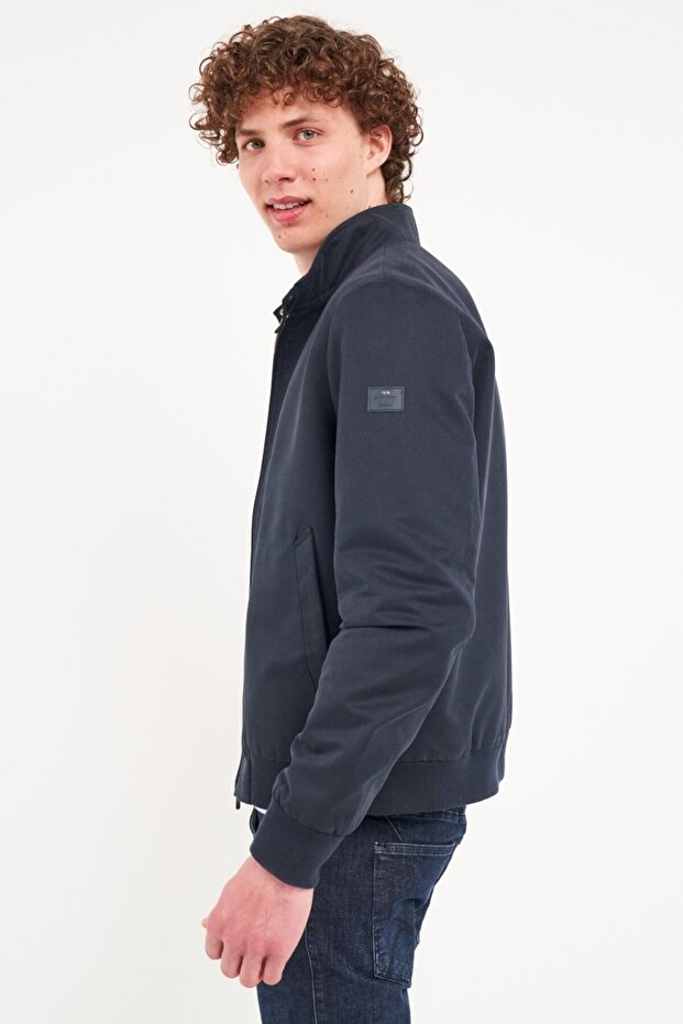 Men's solid color jacket - 3