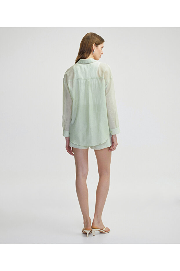 Hotfix baskılı gömlek - 7