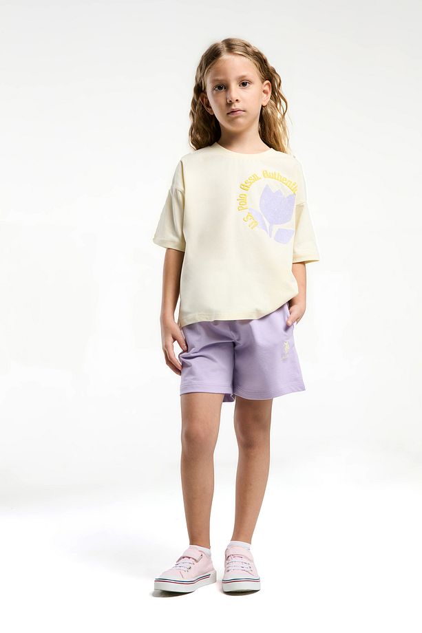 Kız Çocuk Sarı Şortlu Pijama Takımı 50312575-vr044 - 3