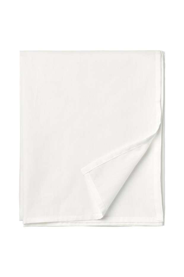 TAGGVALLMO White Sheet 150x250 cm IKEA Cotton/Polyester Blend, 100 TC