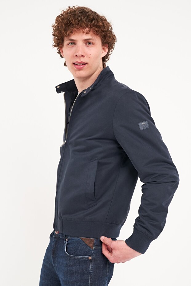 Men's solid color jacket - 4