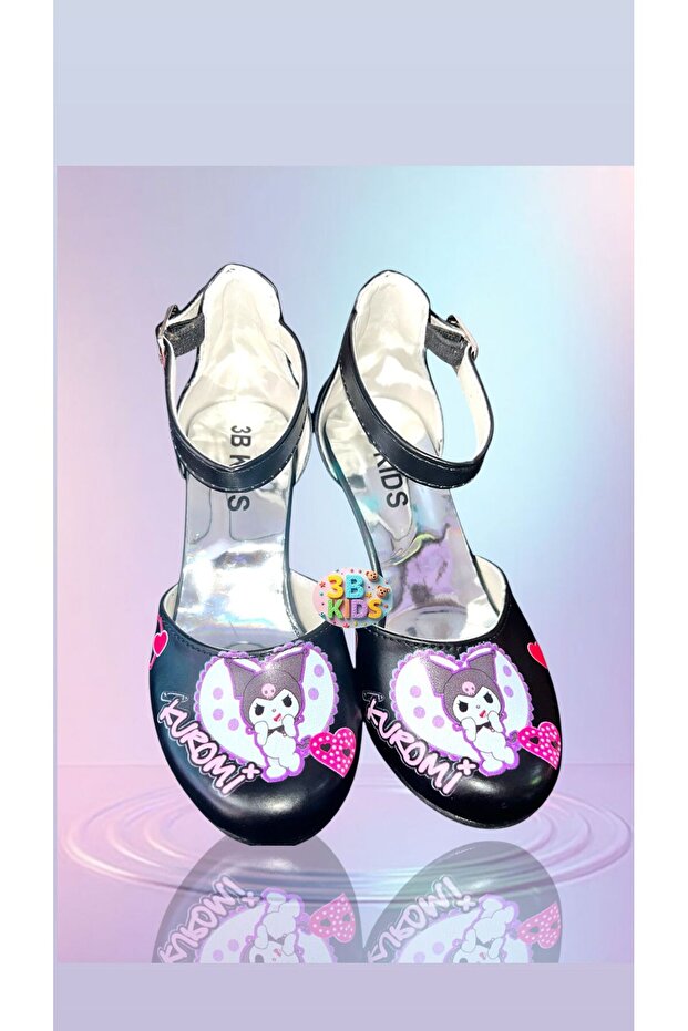 Kuromi Black Special Design Kuromi Children's High Heels