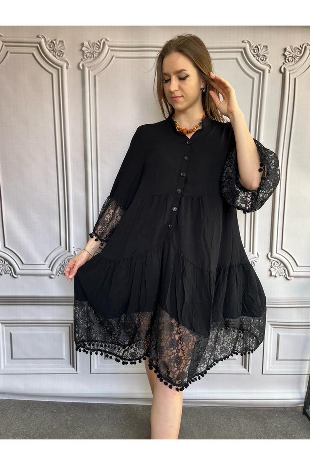 Women's Lace Cotton Dress