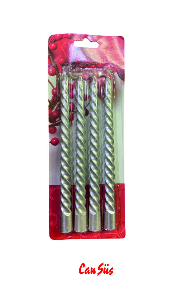 Dalgalı Model Mum 4'lü - 1