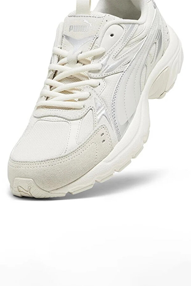 Milenio Tech Suede Uniseks Spor Ayakkabı BEJ - 4