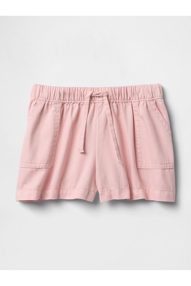 Kız Bebek Açık Pembe UltraSoft Pull-On Şort - 4