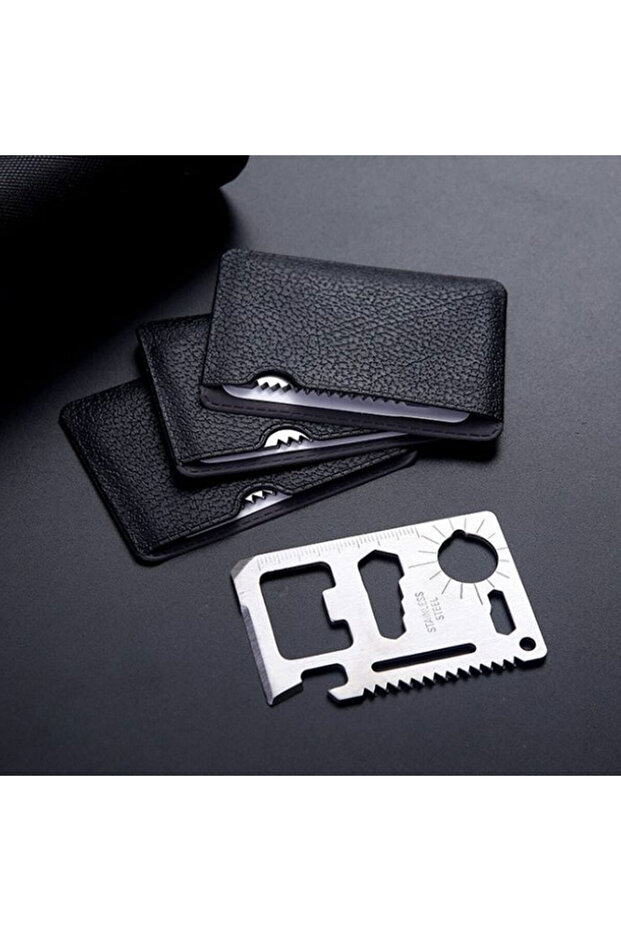 بطاقة أدوات متعددة من الفولاذ المقاوم للصدأ - 3