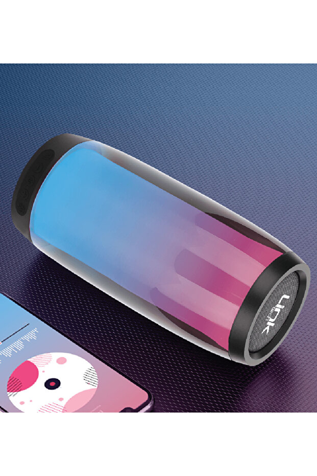 Link Tech R115 Taşınabilir RGB Işıklı Bluetooth Hoparlör - 3