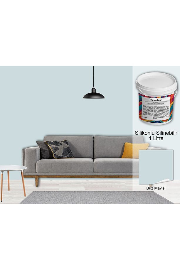 İç Cephe Duvar Boyası, Silikonlu Silinebilir, 1000 ml - 2025 Renkleri, 1 Litre, 50 Farklı Renk - 1
