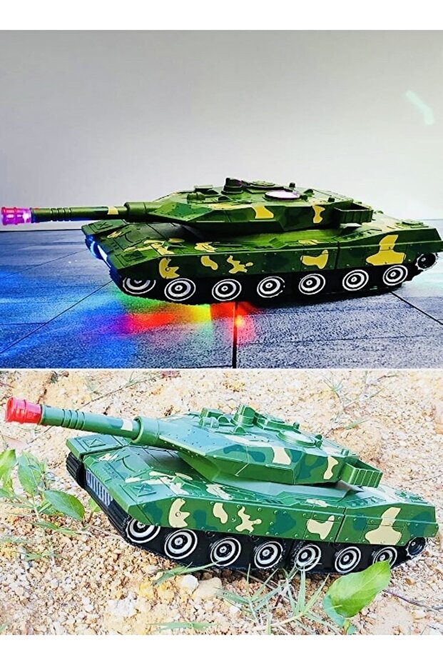 Transforming Tank Robot Toy with Automatic Deformation 2 in 1 Crash Function - 2