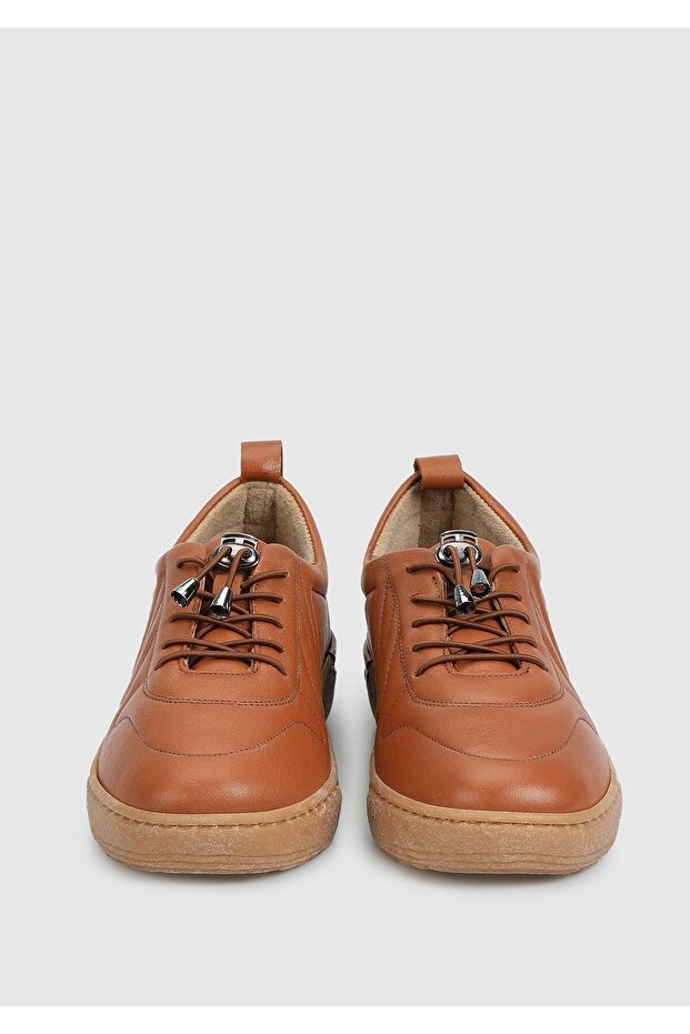 Taba Deri Kadın Ayakkabı - 3