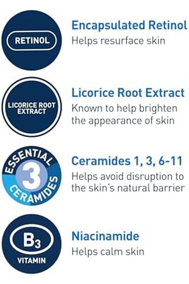 CeraVe Resurfacing Retinol Serum to Reduce Post-Acne Marks and Pores with Retinol, Licorice Root Ext - 8