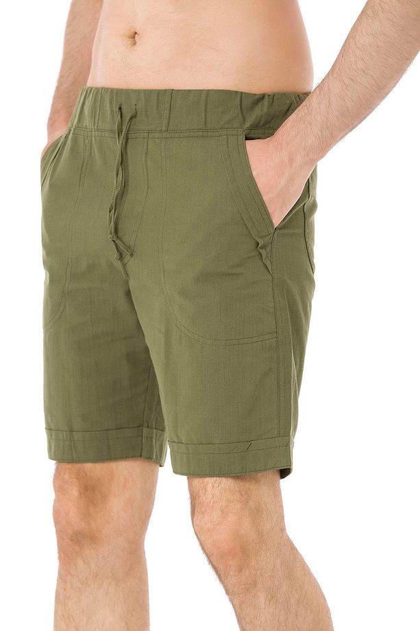 ERKEK KETEN BERMUDA ŞORT - 5010 - 4