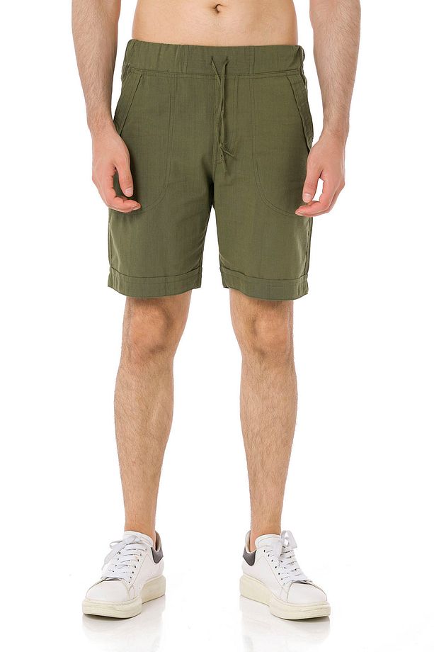 ERKEK KETEN BERMUDA ŞORT - 5010 - 2
