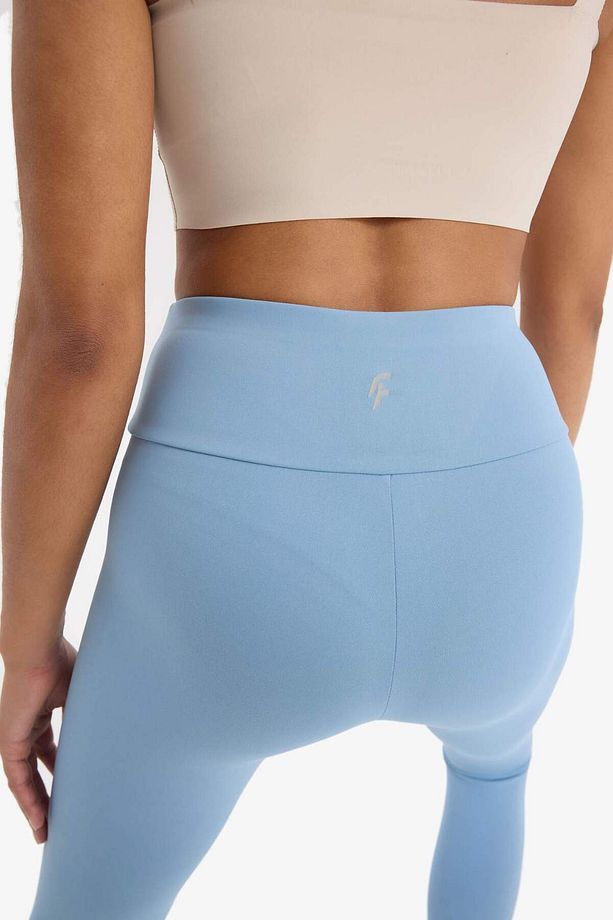 DefactoFit Yüksek Bel Beli Saran Esnek Basic Düz Sporcu Tayt B4147AX25SP - 5