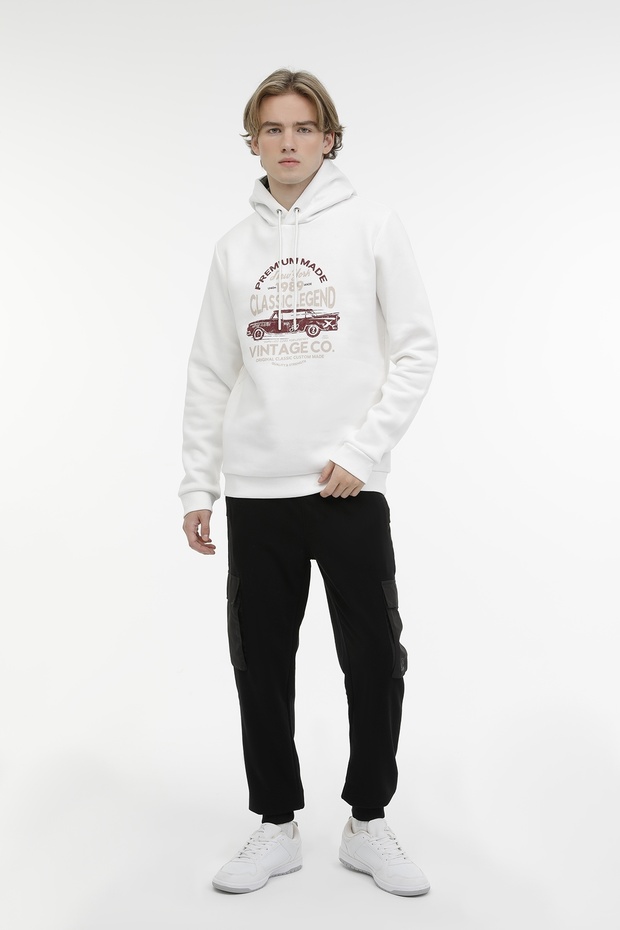 ME PERCY-B 17ED08 3PR Ekru Erkek Sweatshirt - 3