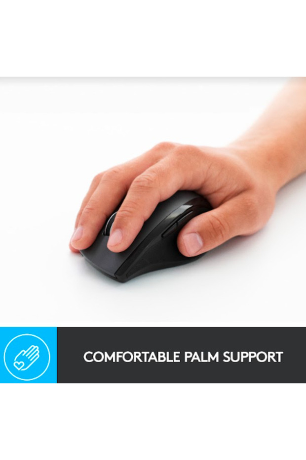 Mouse wireless Logitech Marathon M705, USB, 1000 DPI (Negru) - 4