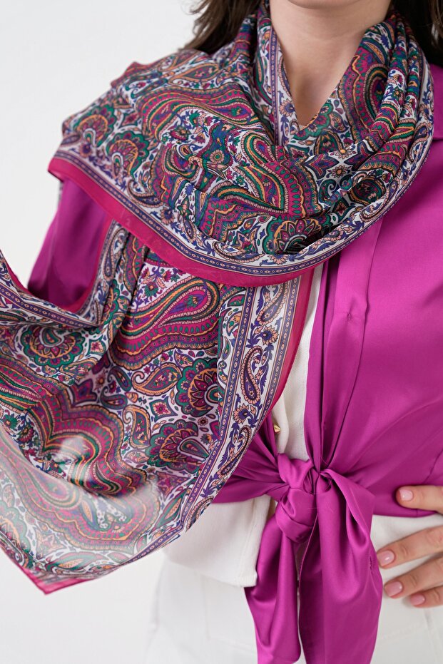 Scarf Ethnic Pattern-Kf002 - 3