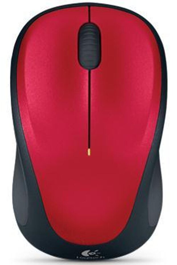 Mouse wireless Logitech Optic Wireless M235, USB, 1000 DPI (Rosu) - 1