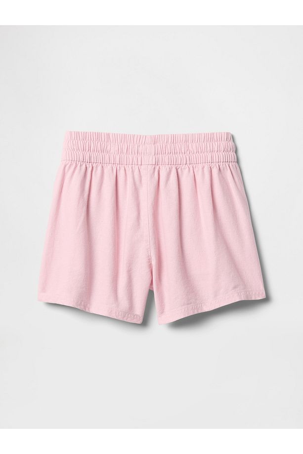 Kız Çocuk Pembe Bağcıklı Easy Şort - 3