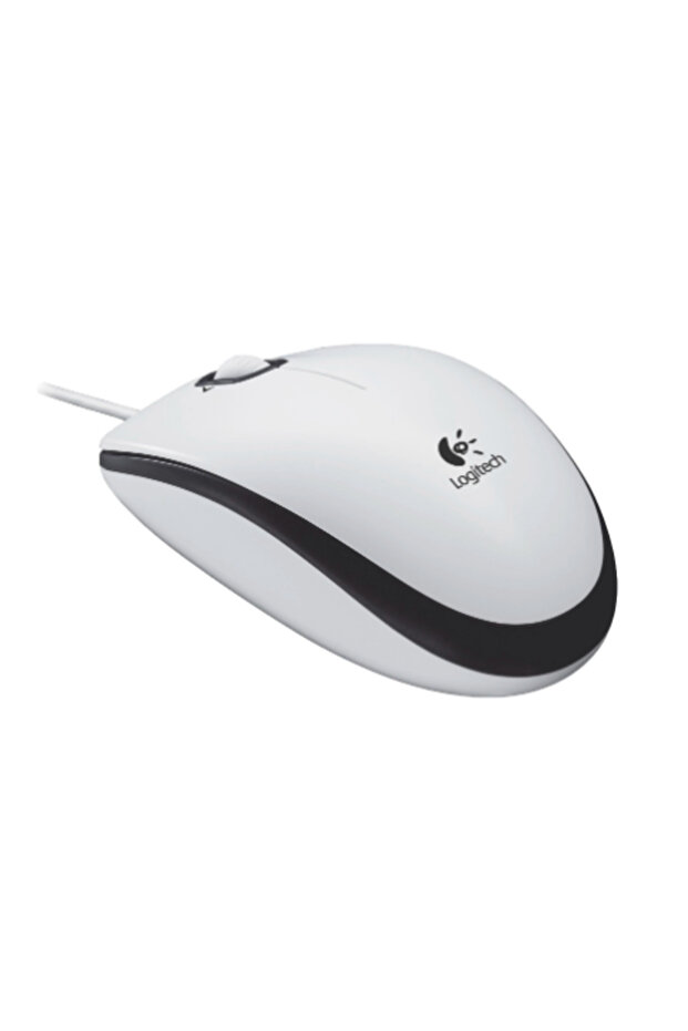 Mouse Logitech B100 Optic (Alb) - 3