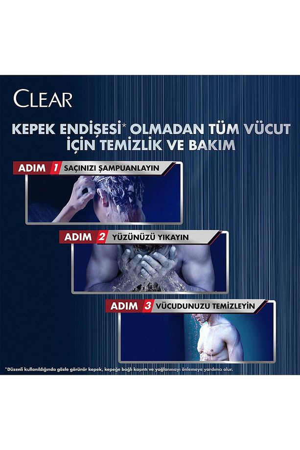 350 ml Men Şampuan 3 In 1 Kömür - 6