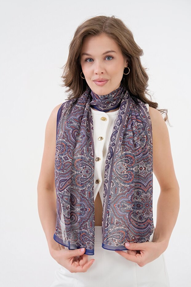 وشاح بنمط عرقي-KF002 - 5