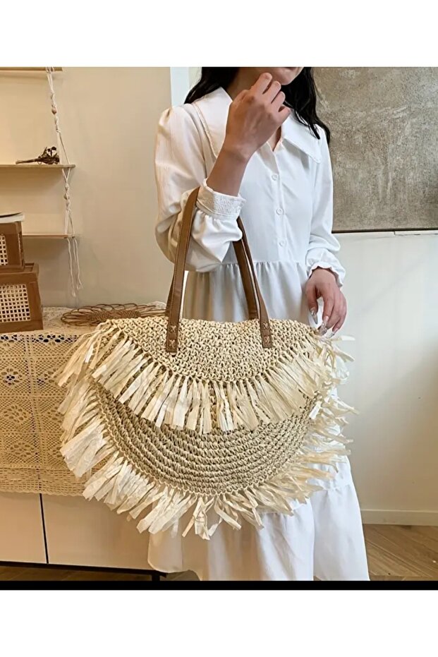 Straw Bag/ Beach Bag/ Paper Rope Bag/ Shoulder Bag