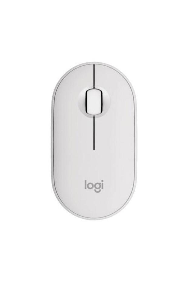 Mouse wireless Logitech Pebble 2 M350s, bluetooth, dongleless, Alb - 1
