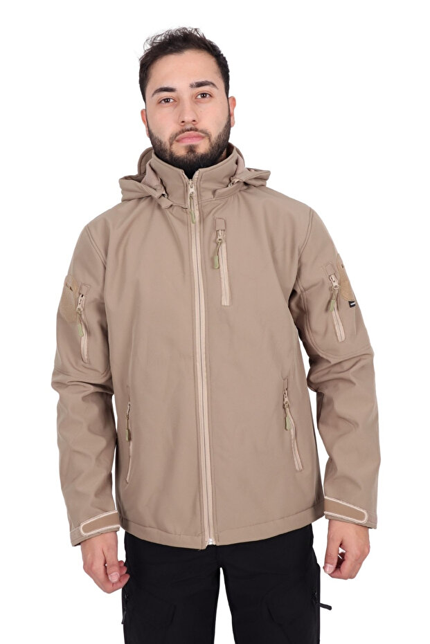 Bej Tactical Softshell Mont - 5