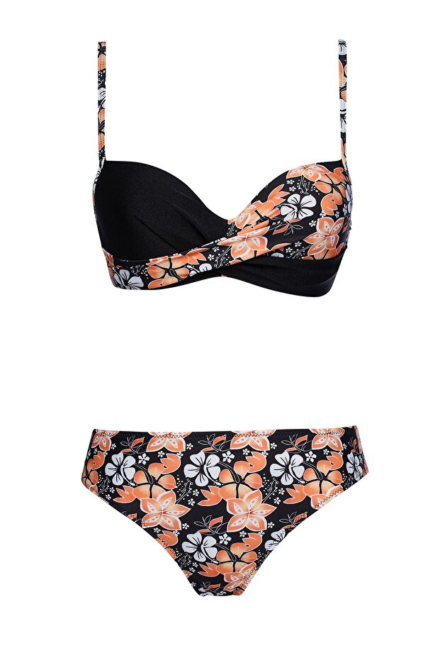 بدلة بيكيني سلكية مغطاة - 1