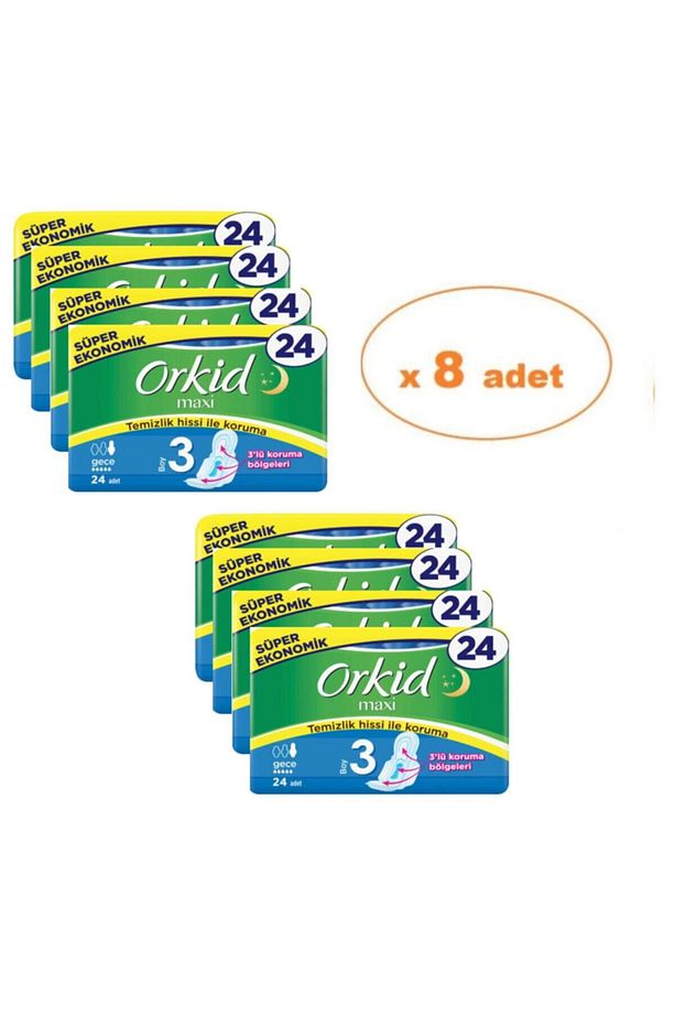 Maxi 4'lü Gece 24 Adet X 8 Adet - 1