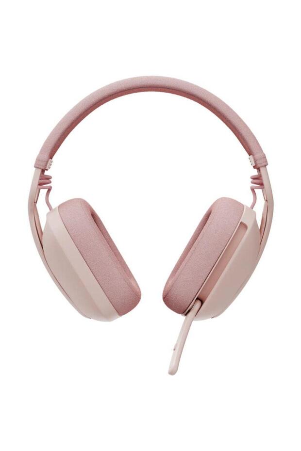 Casca Office/Call Center Logitech Zone Vibe 100, Microfon, Bluetooth 5.2, Noise-canceling (Roz) - 6