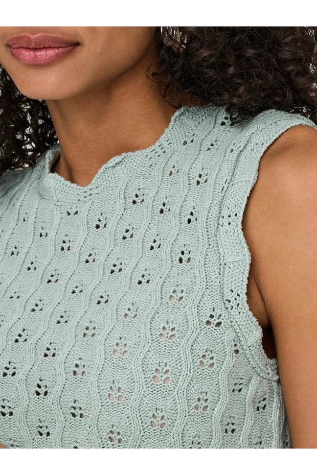 Örme Kolsuz Bluz 15291602 - 4