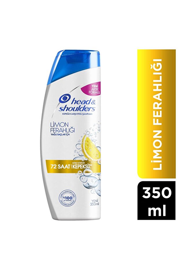 Head & Shoulders 350 ML. Şampuan 1-1 Limon Ferahlığı 72 Saat Kepeksiz - 1