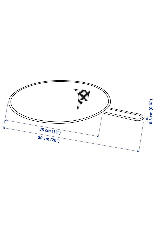 KLOCKREN Splatter screen, 33 cm - 5