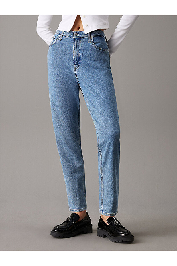 Women's Blue Tapered Leg Pants