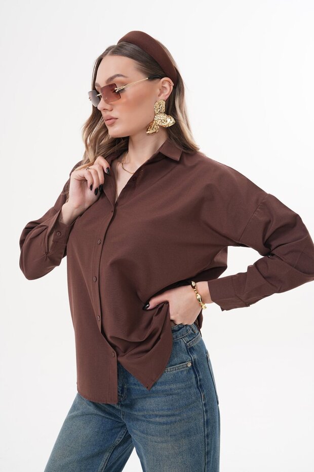 قميص أساسي كبير الحجم - 5