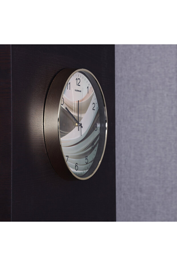 Round Wall Clock OMWC1916 WallMounted, Battery Operated and Durable and 2 YEAR WARRANTY