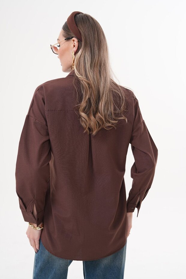 قميص أساسي كبير الحجم - 7