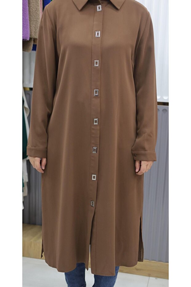 krep uzun tunik - 1
